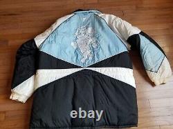 VIntage Pro Player Daniel Young XL UNC Tar Heels full Zip Jacket parka coat NCAA