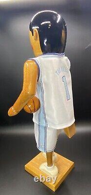 VTG 2002 Sterling & Camille UNC TAR HEELS Basketball Wood Nutcracker LE 154/500