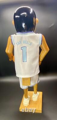 VTG 2002 Sterling & Camille UNC TAR HEELS Basketball Wood Nutcracker LE 154/500