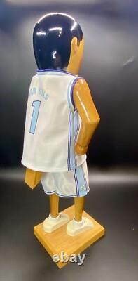 VTG 2002 Sterling & Camille UNC TAR HEELS Basketball Wood Nutcracker LE 154/500