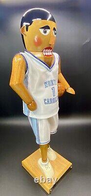 VTG 2002 Sterling & Camille UNC TAR HEELS Basketball Wood Nutcracker LE 154/500