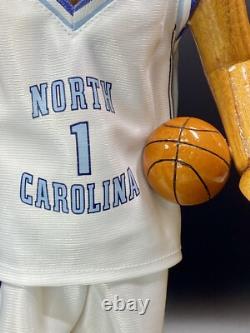 VTG 2002 Sterling & Camille UNC TAR HEELS Basketball Wood Nutcracker LE 154/500