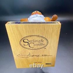 VTG 2002 Sterling & Camille UNC TAR HEELS Basketball Wood Nutcracker LE 154/500