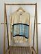 Vtg 80s Unc Carolina Tar Heels Pep Band Color Block Knit Acrylic Sweater Size L