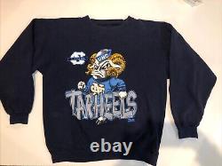 VTG 90s NCAA UNC NORTH CAROLINA TAR HEELS SALEM SPORTSWEAR SWEATSHIRT L Large