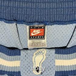 VTG 90s North Carolina UNC Tar Heels Nike Team Sports Basketball Shorts Size 36