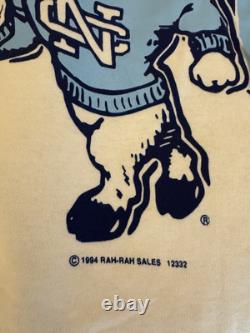 VTG 90s North Carolina UNC Tarheels Basketball Shirt XL 1994 Rah-Rah Made In USA