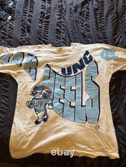 VTG 90s North Carolina UNC Tarheels Basketball Shirt XL 1994 Rah-Rah Made In USA