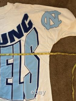 VTG 90s North Carolina UNC Tarheels Basketball Shirt XL 1994 Rah-Rah Made In USA