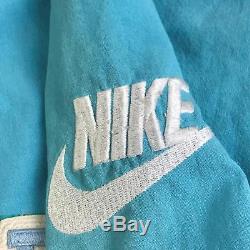 VTG 90s Rare Nike Gray Tag Tar Heels UNC Mens Blue Baseball Jersey Shirt Medium