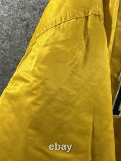 VTG 90s UNC Tar Heels Starter Satin Bomber Jacket Rare NCAA Basketball Flawed