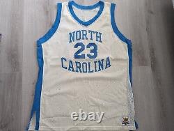 VTG MACGREGOR SAND KNIT MICHAEL JORDAN UNC NORTH CAROLINA TAR HEELS JERSEY sz XL