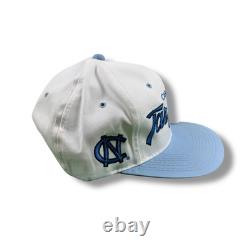 VTG NWT Sports Specialties NCAA UNC Tarheels Script The Twill SnapBack Hat Rare