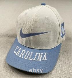 VTG Nike North Carolina UNC Tar Heels Swoosh Logo Snapback Hat Cap NCAA 90s