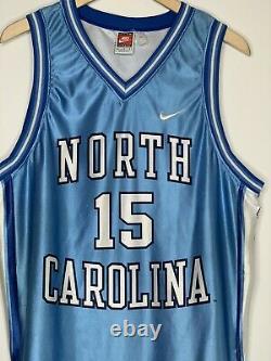 VTG Nike x UNC North Carolina Tar Heels Vince Carter #15 Jersey Made In USA L