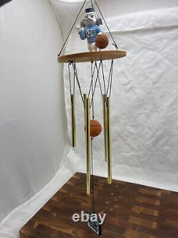 VTG North Carolina UNC Tar Heels Tarheels Basketball Wind Chime Rameses
