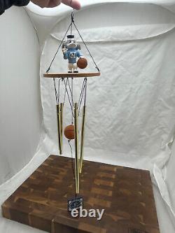 VTG North Carolina UNC Tar Heels Tarheels Basketball Wind Chime Rameses