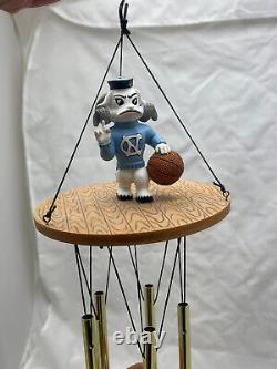 VTG North Carolina UNC Tar Heels Tarheels Basketball Wind Chime Rameses