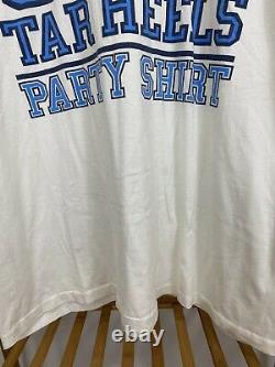 VTG Official UNC Tar Heels Part Shirt Single Stitch Thin Big One Size Fits All