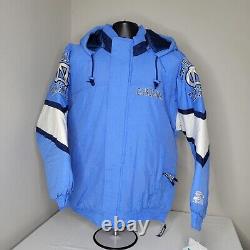 VTG Starter North Carolina Tar Heels Jacket XL Full Zip Embroidered Hooded NWT