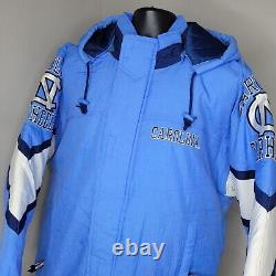 VTG Starter North Carolina Tar Heels Jacket XL Full Zip Embroidered Hooded NWT