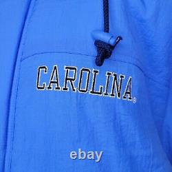 VTG Starter North Carolina Tar Heels Jacket XL Full Zip Embroidered Hooded NWT