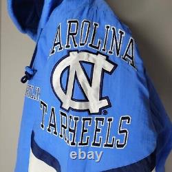 VTG Starter North Carolina Tar Heels Jacket XL Full Zip Embroidered Hooded NWT