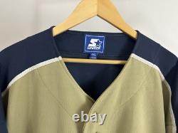 VTG UNC Carolina Tar Heels Baseball NCAA Starter Stitched Jersey RARE Size 4XL