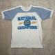 Vtg Unc North Carolina Tar Heels 1982 Ncaa Champions Shirt Jordan Unisex Small