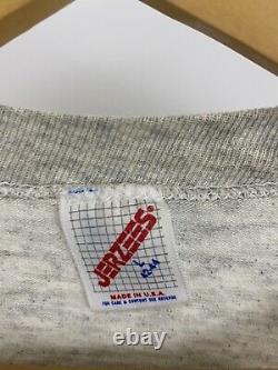 VTG UNC Tar Heels Carolina Tri-Blend Super Thin Single Stitch T-Shirt Size L USA