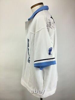 VTG UNC Tar Heels Nike Warm Up Shooting Jersey Autographed #00 Size XXL