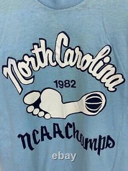 VTG UNC Tar Heels North Carolina 1982 Michael Jordan NCAA Champs Thin T-Shirt M