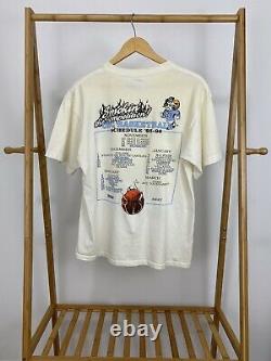 VTG UNC Tar Heels Rameses Smokin' The Competition T-Shirt Size L USA