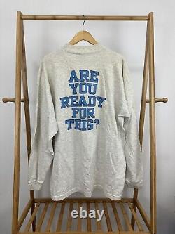 VTG UNC Tar Heels jerry Stackhouse #42 Number TO Remember Long Sleeve T-Shirt XL
