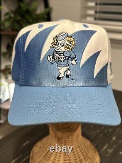 VTG UNC Tarheels Logo Athletic Sharktooth Snapback North Carolina Logo 7