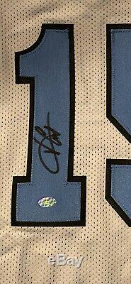 Vince Carter Autographed UNC Tar Heels Custom Pristine White Jersey COA