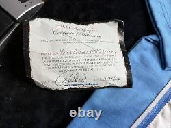 Vince Carter Autographed With COA UNC Tar Heels Warm Up Pullover With Pic Rare