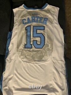 Vince Carter SIGNED North Carolina Tarheels Jersey Autographed XL UNC