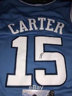 Vince Carter Signed North Carolina Tarheels Unc Jersey-exact Proof 4x6 Photo Inc