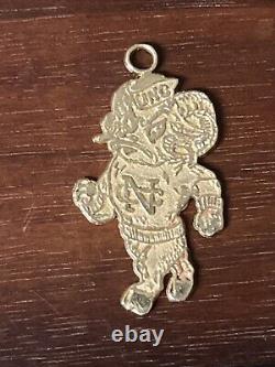 Vintage 14k Yellow UNC Tar Heels Necklace Pendant Officially Licensed