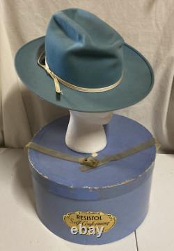 Vintage 1940s RESISTOL UNC Tar Heels COWBOY HAT Chapel Hill UNUSED ESTATE FIND