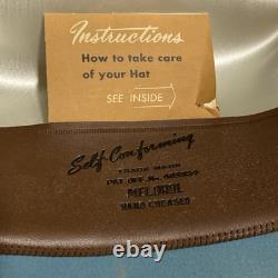 Vintage 1940s RESISTOL UNC Tar Heels COWBOY HAT Chapel Hill UNUSED ESTATE FIND