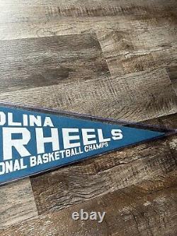 Vintage 1982 North Carolina Tarheels NCAA National Championship Pennant Jordan