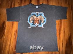 Vintage 1991 UNC Tar Heels T-Shirt XL Salem Sportswear Ram Logo Made in USA