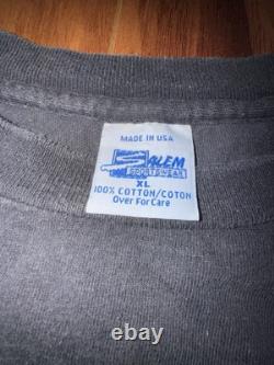 Vintage 1991 UNC Tar Heels T-Shirt XL Salem Sportswear Ram Logo Made in USA