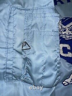 Vintage 70s, 80s UNC Carolina Tar Heels Satin Jacket Rare Old Logo Size M