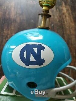 Vintage 70s 80s UNC Tarheels helmet lamp NICE vtg NCAA ACC