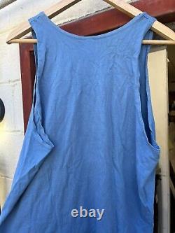 Vintage 80s-90s UNC Carolina Basketball Tank Top Russell Athletic Size L