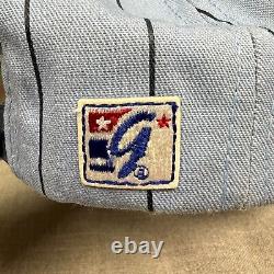 Vintage 90's The Game North Carolina Tar Heels Pinstripe Snapback Hat UNC