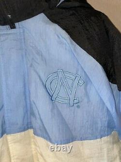 Vintage 90s NCAA UNC North Carolina Tar Heels Blue Jacket Bomber VTG XL